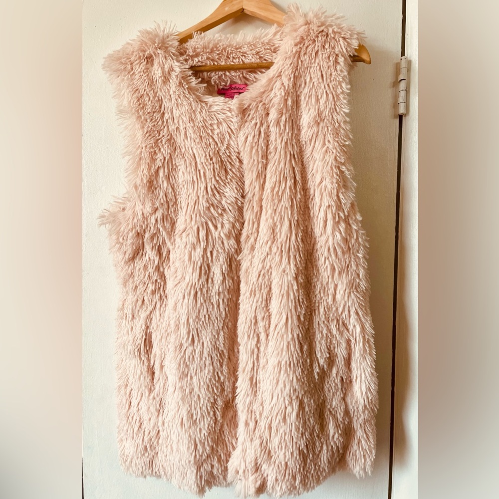 Betsy Johnson Faux Fur Vest